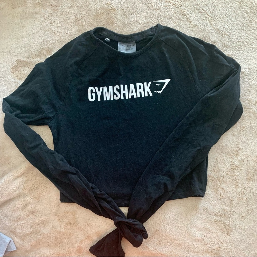 Gymshark Black Long Sleeve Top